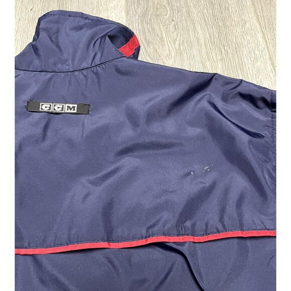 New York Rangers CCM Lady Liberty NHL Hockey Youth Large Jacket *Marking Inside* - Picture 6 of 8